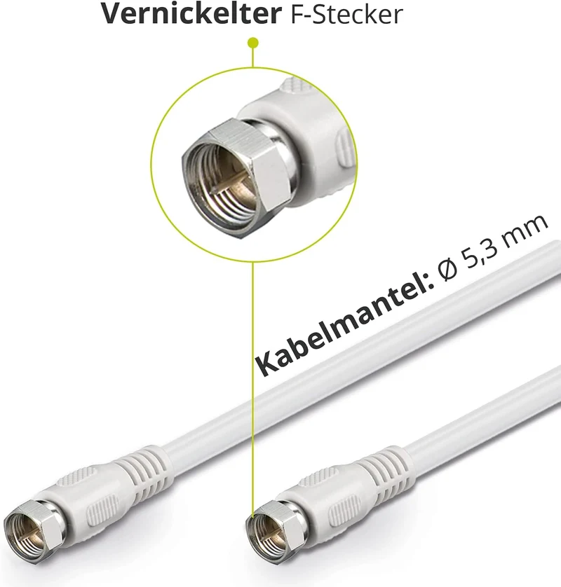Satlink WS-6933 Camping Satfinder HD DVB-S + DVB-S2 8PSK SAT Messgerät EU & Goobay 50738 Sat Anschlu