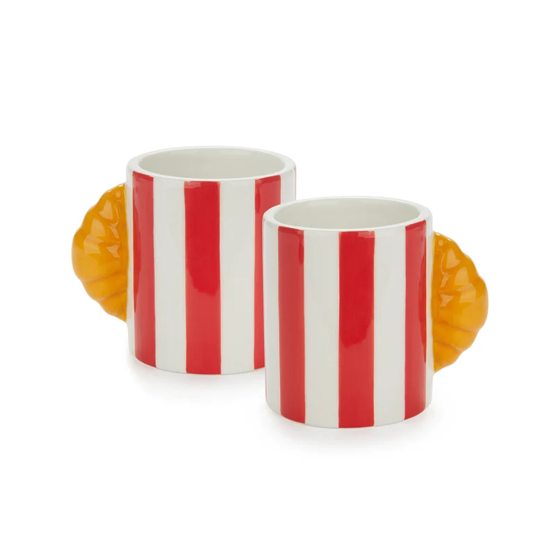 Croissant Espresso Cup Set