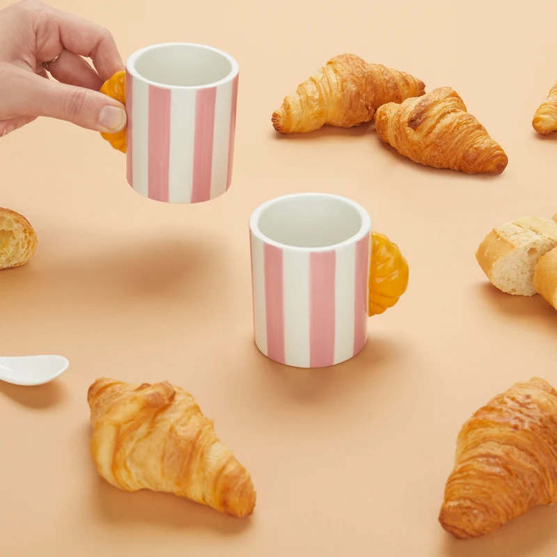 Croissant Espresso Cup Set