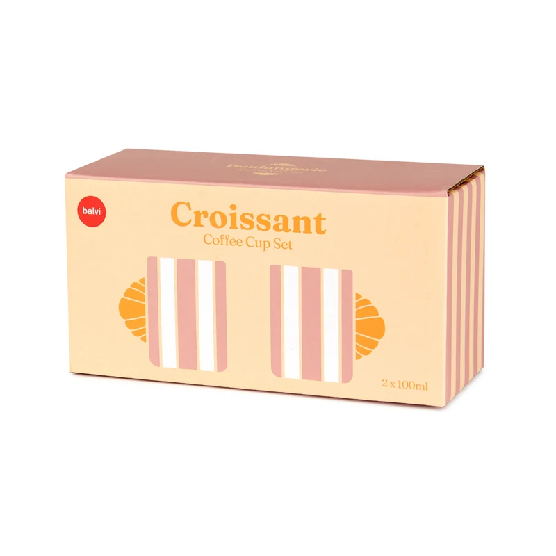 Croissant Espresso Cup Set