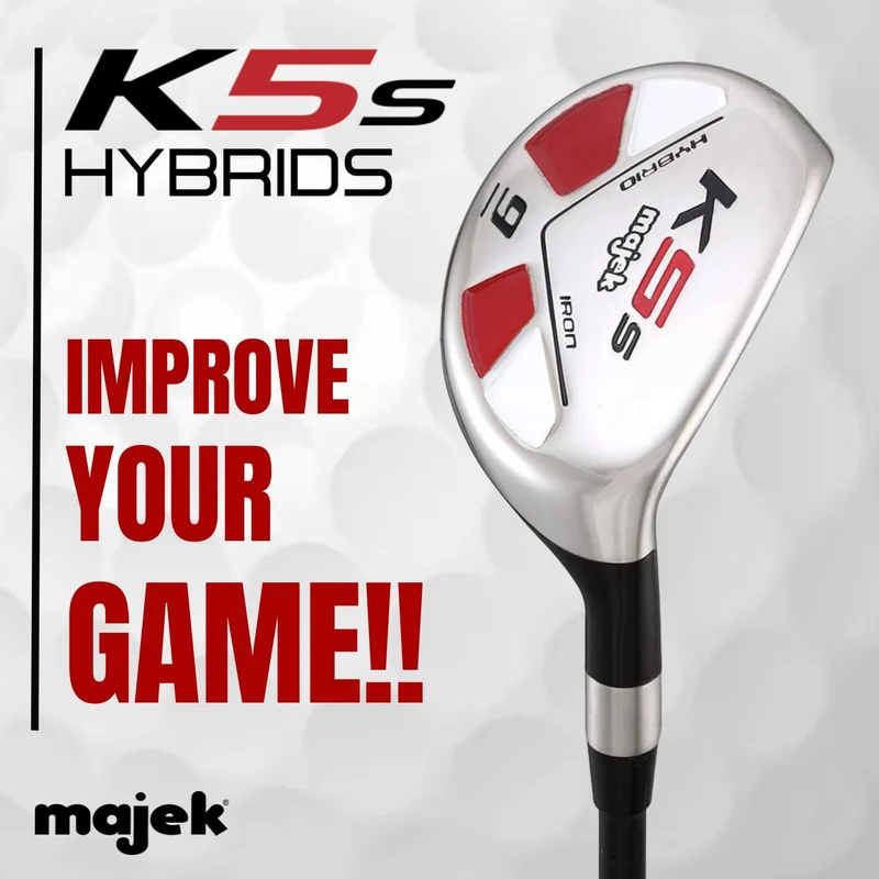 Majek Golf All Hybrid #9 Senior Flex Rechtshänder New Utility A Flex Club