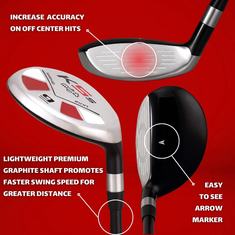 Majek Golf All Hybrid #9 Senior Flex Rechtshänder New Utility A Flex Club