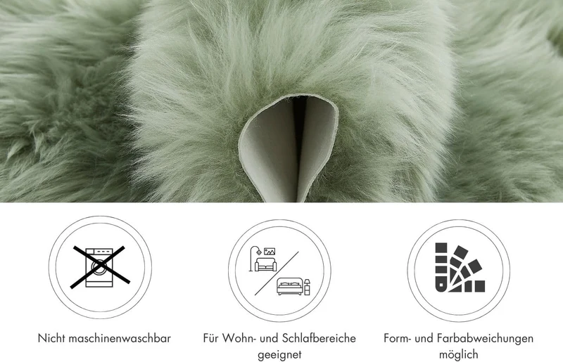 -LUXOR- living Lammfell Schaffell Echt, Fellteppich, Fell für Stühle, Lammfell Kinderwagen, Bettvorl