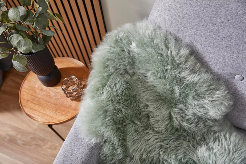 -LUXOR- living Lammfell Schaffell Echt, Fellteppich, Fell für Stühle, Lammfell Kinderwagen, Bettvorl