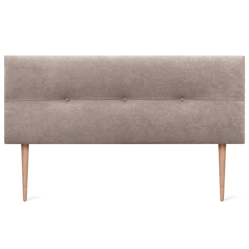 DHOME Kopfteil aus Kunstleder oder Stoff AQUALINE Pro Kopfteil Polsterkopfteil Luxusbett (Stoff Erde