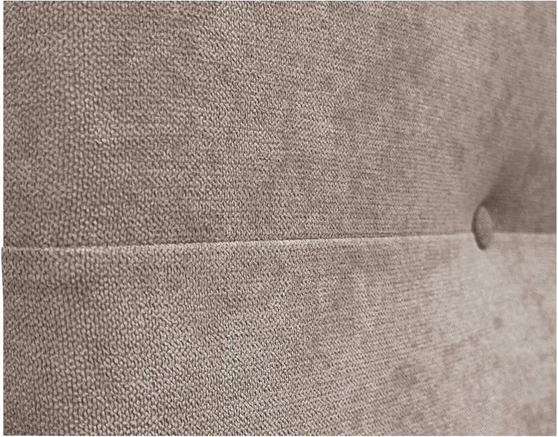 DHOME Kopfteil aus Kunstleder oder Stoff AQUALINE Pro Kopfteil Polsterkopfteil Luxusbett (Stoff Erde