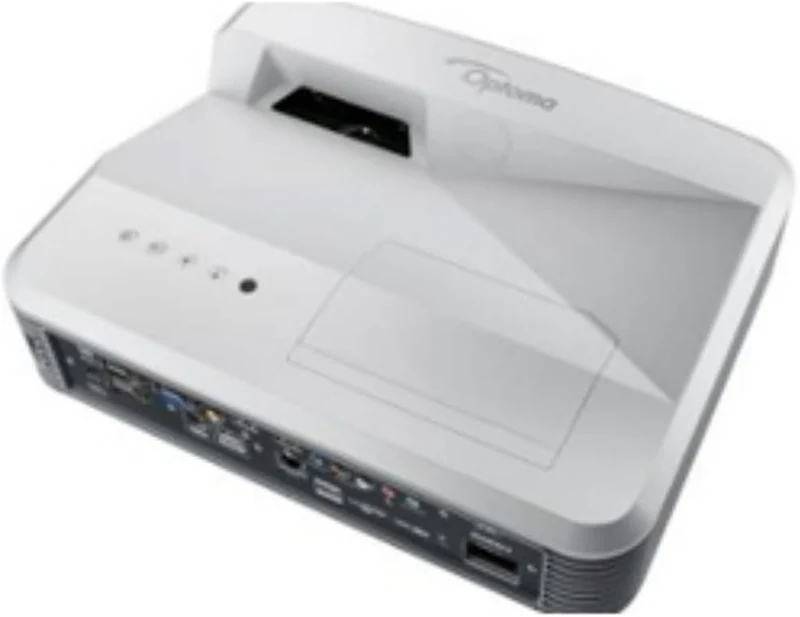 Optoma W320USTi Ultra Kurzdistanz DLP Projektor (WXGA, interaktiv, 4000 Lumen, 20.000:1 Konrast, 3D)