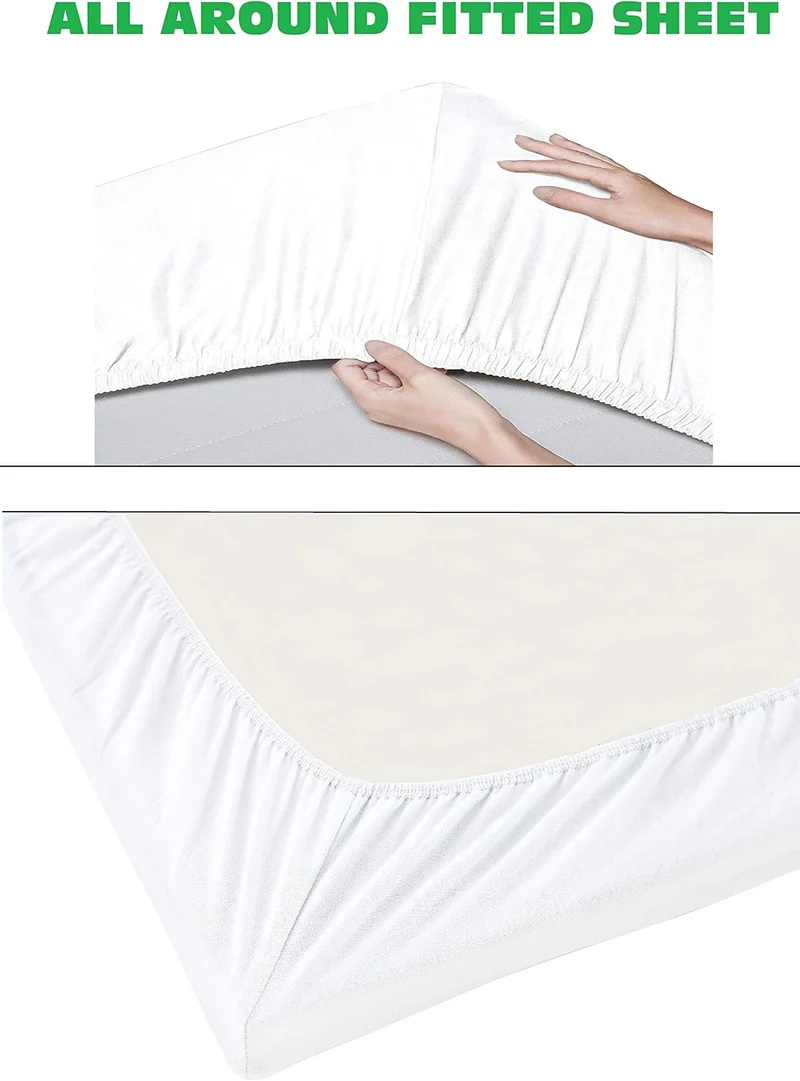 Elegant Comfort Bettwäsche-Set, Fadenzahl 1500, ägyptische Qualität, knitterfrei, farbecht und schmu
