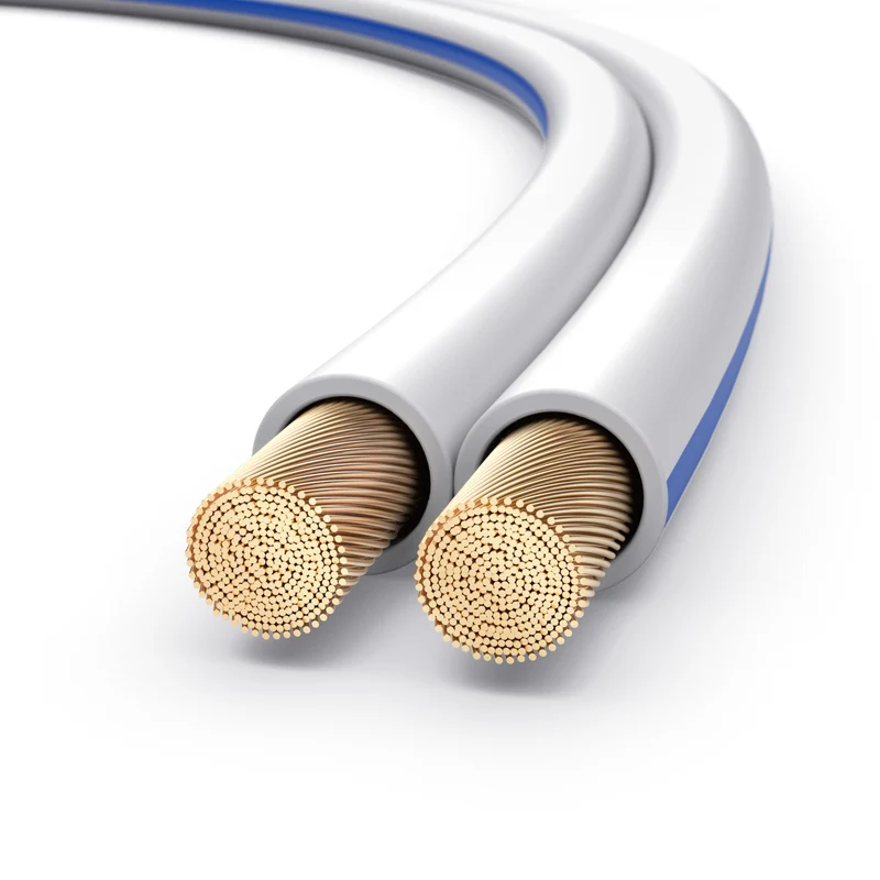PureLink Lautsprecherkabel OFC 2 x 2,50mm² (0,10mm), 25,0m, weiss 25,0m 2 x 2,50mm² (0,10mm) weiss,