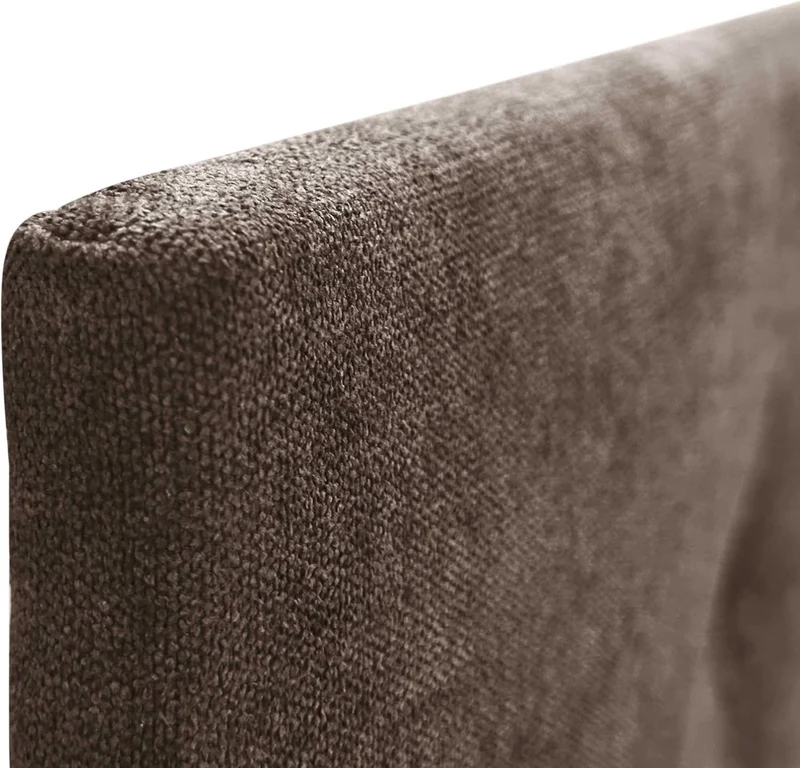 DHOME Kopfteil aus Kunstleder oder Stoff AQUALINE Pro Kopfteil Polsterkopfteil Luxusbett (Stoff Brau