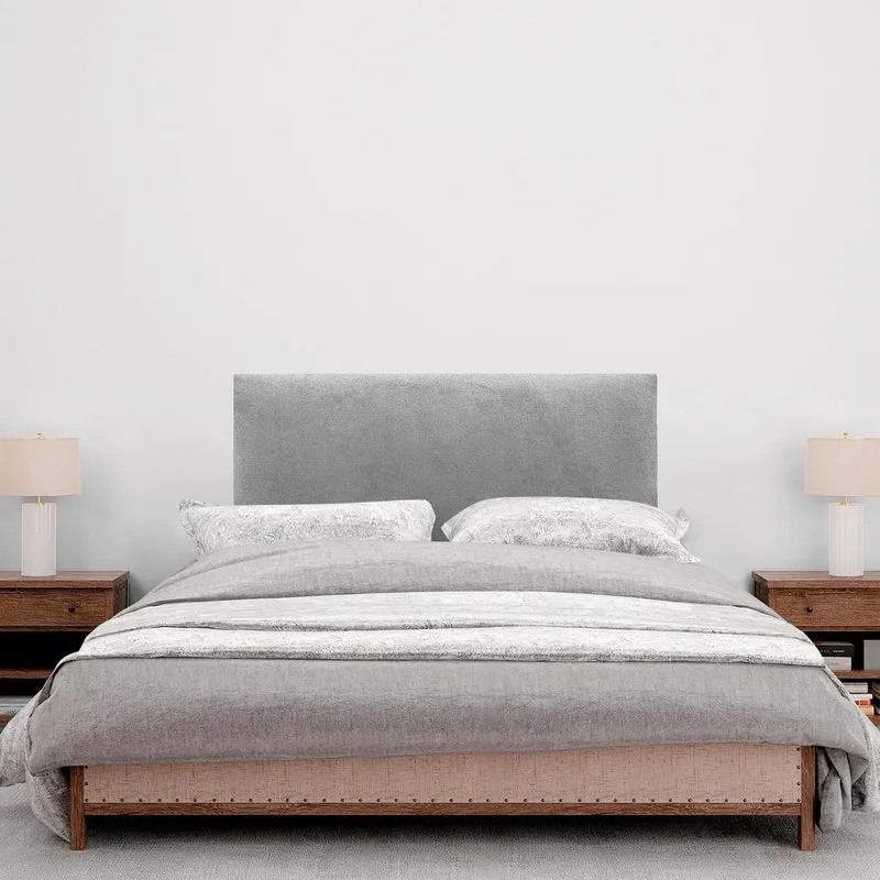 DHOME Kopfteil aus Kunstleder oder Stoff AQUALINE Glattes gepolstertes Kopfteil Luxusbett Kopfteil (