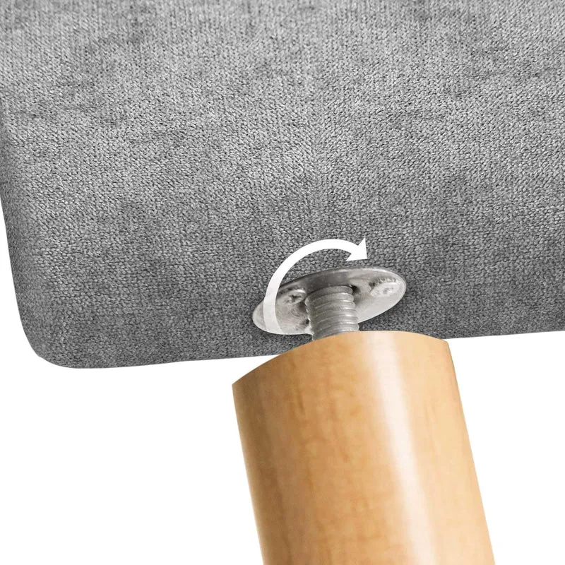 DHOME Kopfteil aus Kunstleder oder Stoff AQUALINE Glattes gepolstertes Kopfteil Luxusbett Kopfteil (