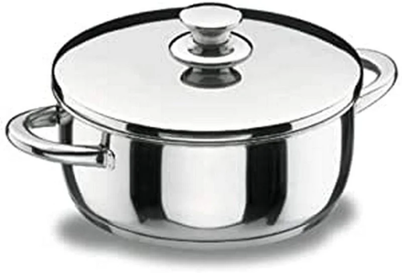 Lacor Cacerola 24 BRATENTOPF MIT Deckel 24 cm VITROCOR, Metall, INOX, 24 cm