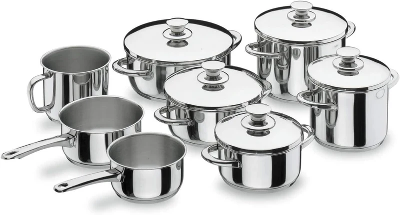 Lacor Cacerola 24 BRATENTOPF MIT Deckel 24 cm VITROCOR, Metall, INOX, 24 cm