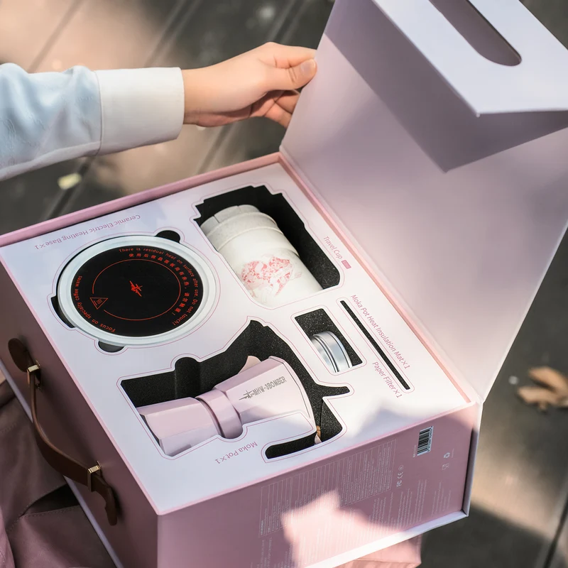 MHW-3BOMBER Flipped Moka Pot Gift Box