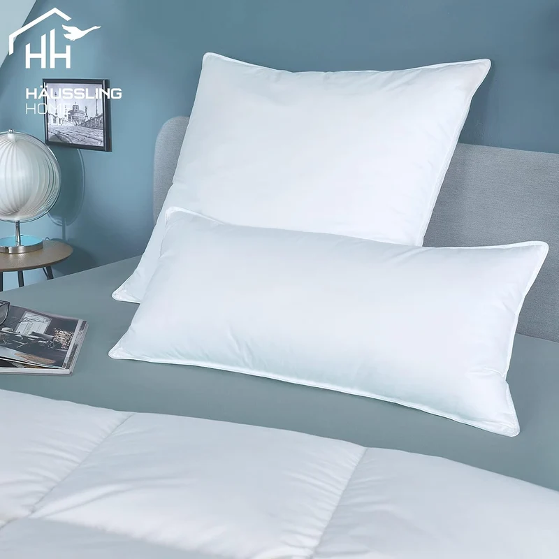 Häussling Home Kopfkissen 70x90 cm | Federn- und Daunenkissen, Kissen, Made in Germany, 30% Daunen,