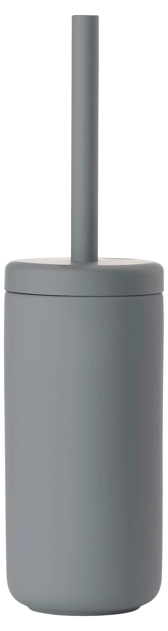 Zone Denmark Ume WC-Bürste/Toilettenbürste/WC-Garnitur, Steinzeug mit Soft Touch-Beschichtung, grau