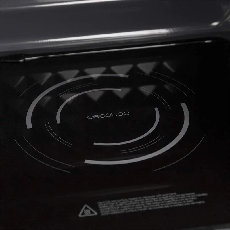 Cecotec Mikrowelle ohne Platte GrandHeat 2300 Flatbed Touch White. Fassungsvermögen 23 Liter, Leistu
