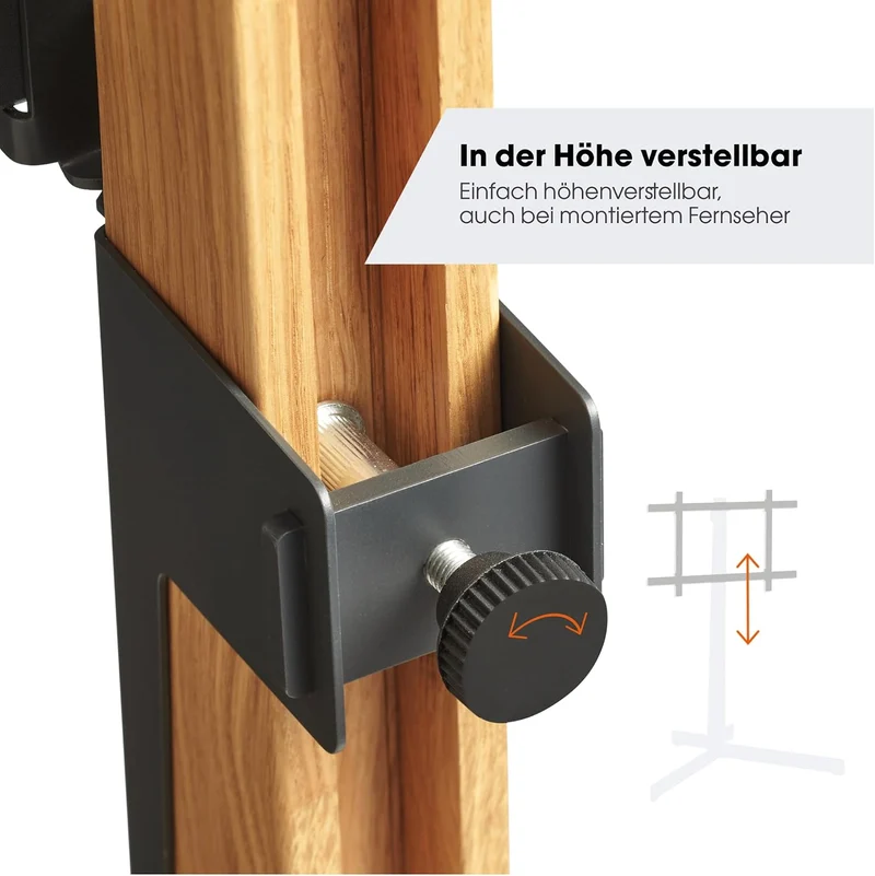 Vogels TV-Ständer für 40-77 Zoll Fernseher, Max. 50 kg, Schwenkbar bis zu 90Degree , Max. VESA 600x4