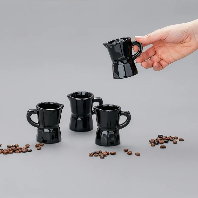 Moka Black Espresso Cup Set
