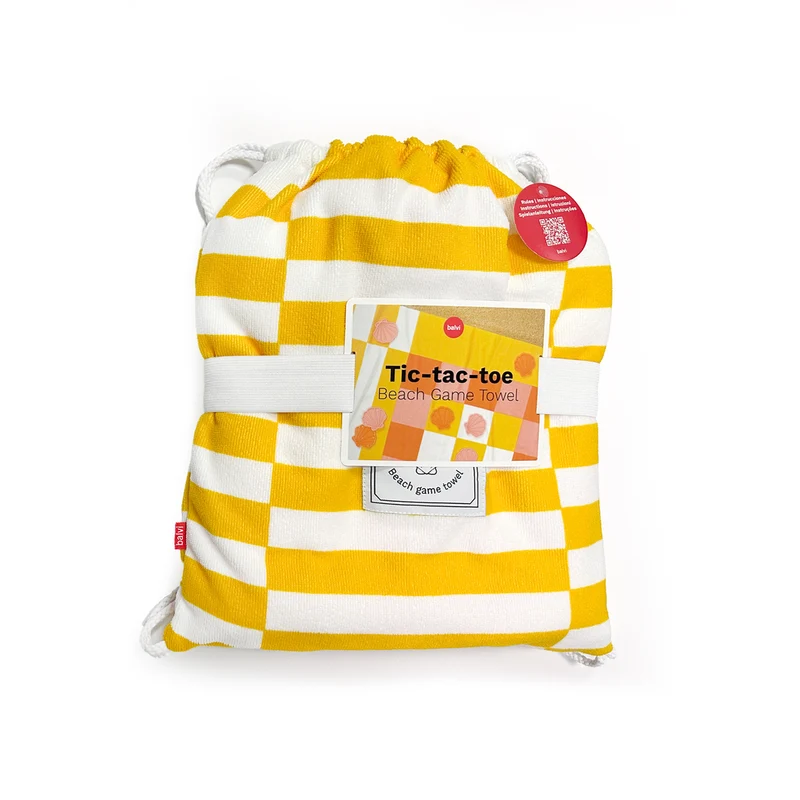 Tic Tac Toe Beach Game Towel