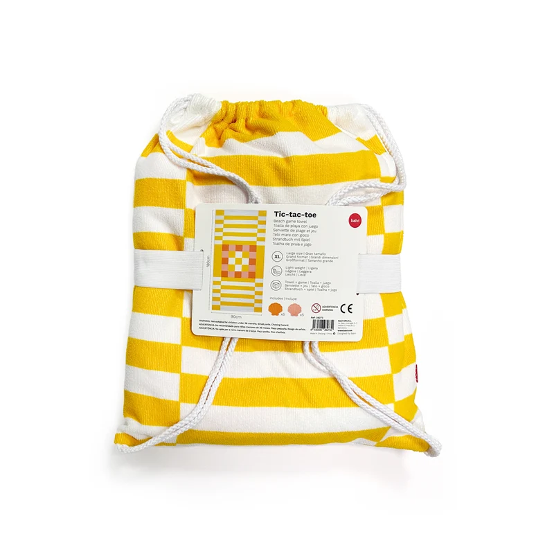Tic Tac Toe Beach Game Towel