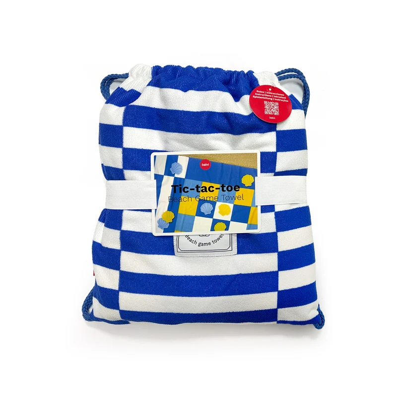 Tic Tac Toe Beach Game Towel