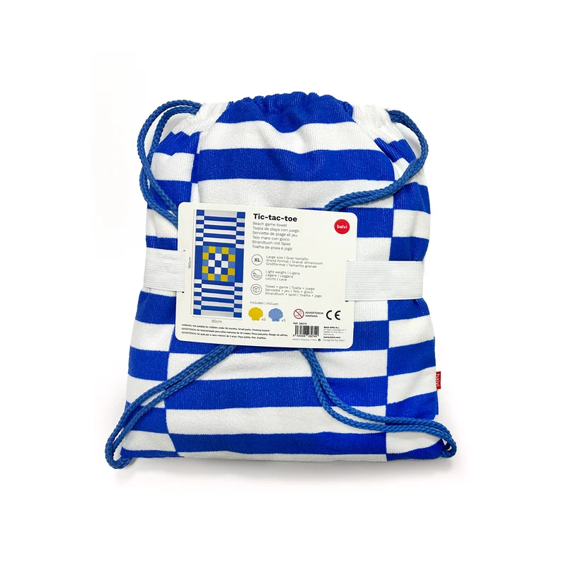Tic Tac Toe Beach Game Towel