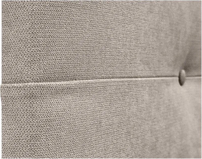 DHOME Kopfteil aus Kunstleder oder Stoff AQUALINE Pro Kopfteil Polsterkopfteil Luxusbett (Stoff Beig