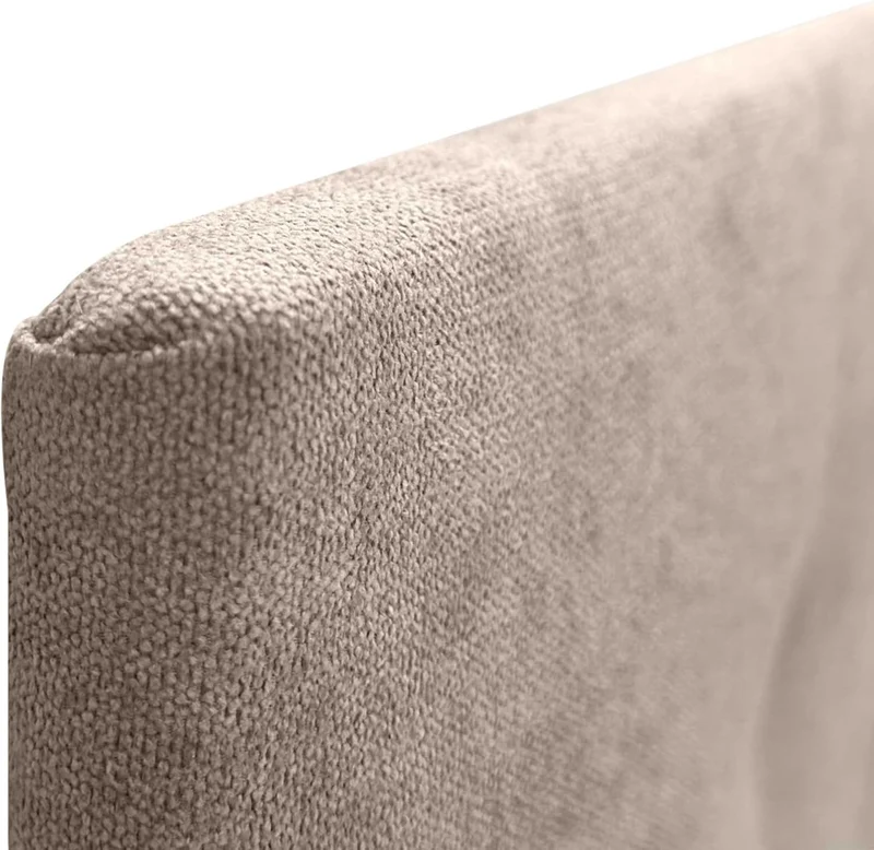 DHOME Kopfteil aus Kunstleder oder Stoff AQUALINE Pro Kopfteil Polsterkopfteil Luxusbett (Stoff Beig