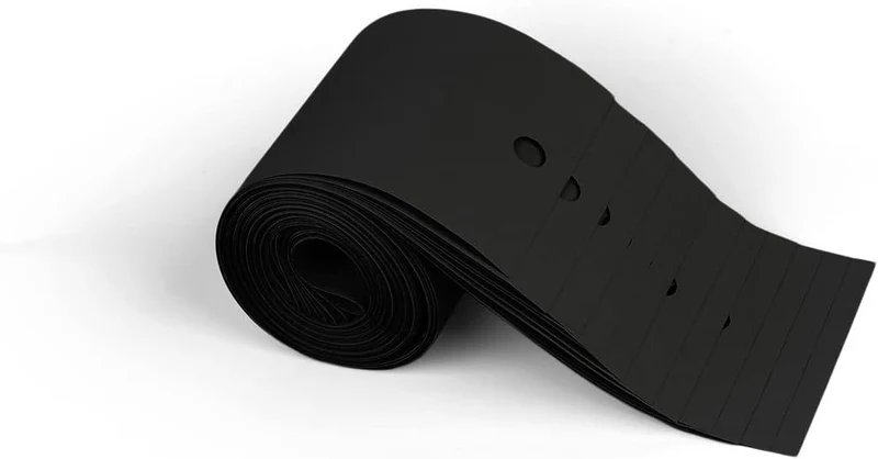 ERSATZLAMELLEN 8 FARBEN 250 CM LANG INDIVIDUELL KÜRZBAR AUSTAUSCHLAMELLEN LAMELLENVORHANG (Schwarz,