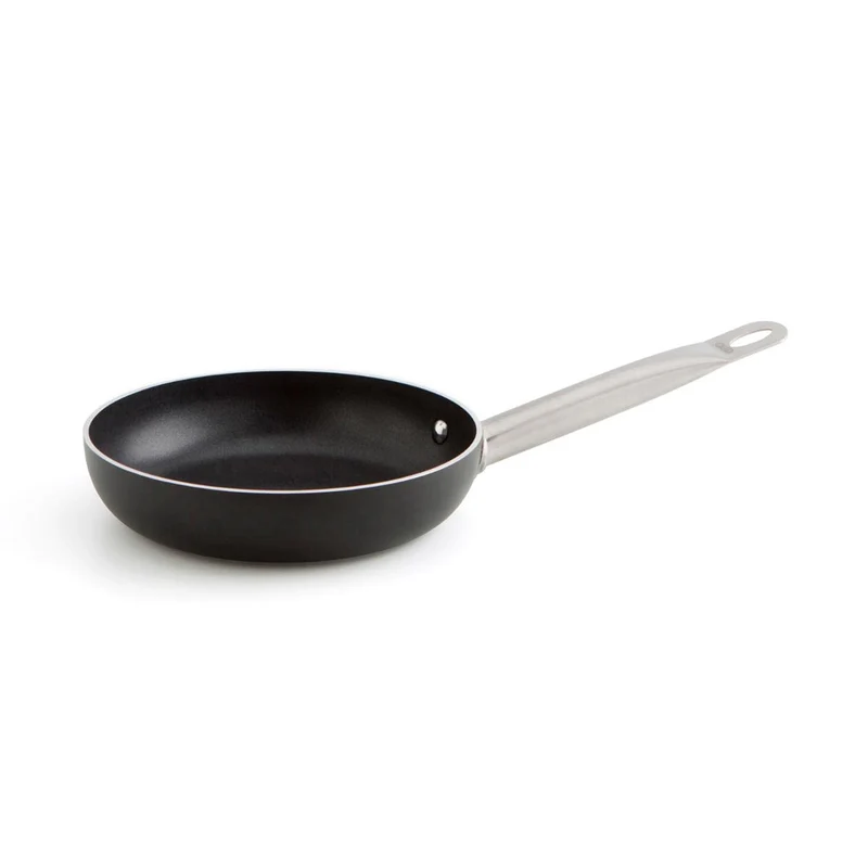Quid Pfanne 22 cm Pro Chef Alum, Aluminium, Schwarz und Stahl, 4.37 cm, pfanne 22 cm