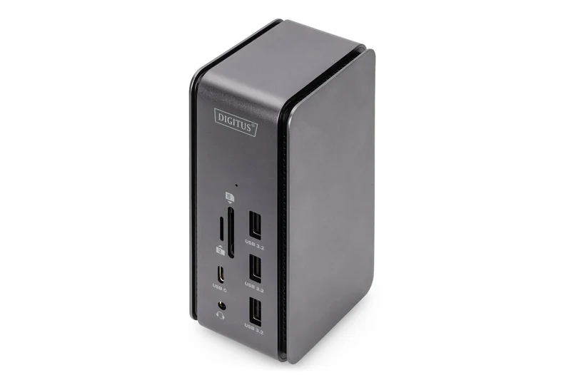 DIGITUS USB4 Thunderbolt Docking Station – 14 Ports – 1x HDMI, 1x DP (8K@30Hz) – 6x USB 3.0 / USB 2.