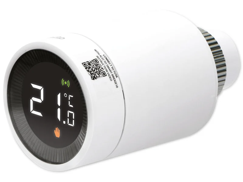 Alecto SMART-HEAT10 Smartes Heizkörperthermostat - smartes Zigbee Thermostat - benötigt Bridge/Gatew