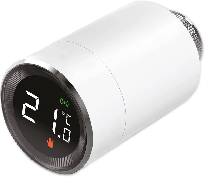 Alecto SMART-HEAT10 Smartes Heizkörperthermostat - smartes Zigbee Thermostat - benötigt Bridge/Gatew