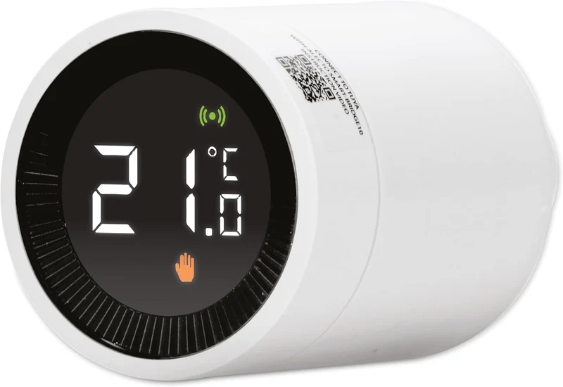 Alecto SMART-HEAT10 Smartes Heizkörperthermostat - smartes Zigbee Thermostat - benötigt Bridge/Gatew