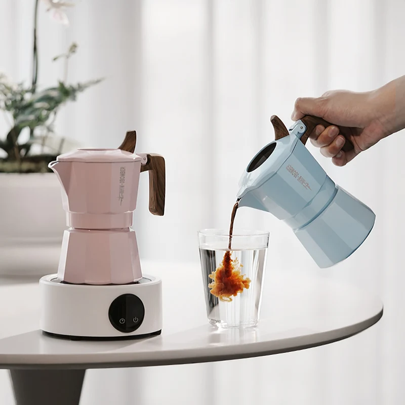 MHW-3BOMBER Double Valve Moka Pot 100ml