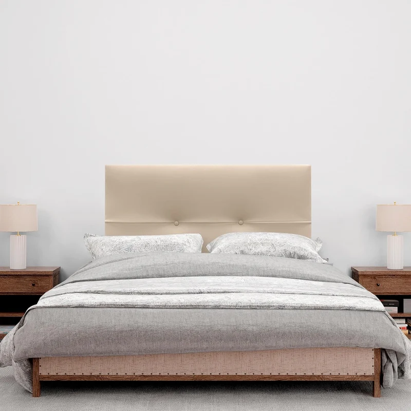 DHOME Kopfteil aus Kunstleder oder Stoff AQUALINE Pro Kopfteil Polsterkopfteil Luxusbett (Kuntsleder