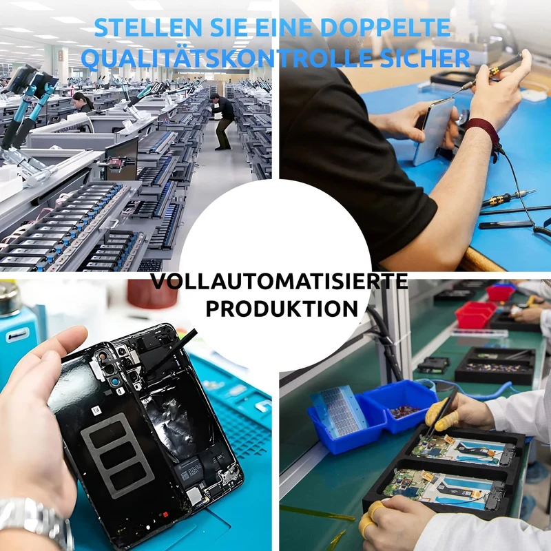 Eonpam Akkudeckel für Huawei Mate 20 Pro Rückseite Glas Original Backcover Back Glas Ersatz Reparatu
