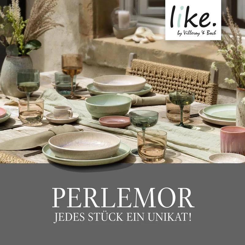 like. by Villeroy & Boch - Perlemor Sand, Becher Set 2tlg, Pottery Look