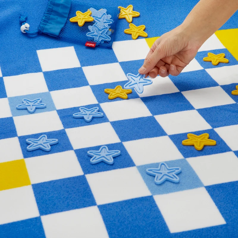 Checkers Beach Game Towel