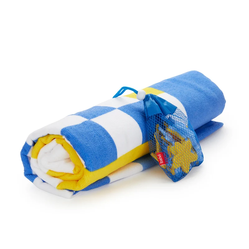 Checkers Beach Game Towel