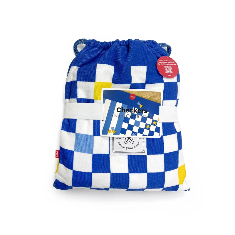 Checkers Beach Game Towel