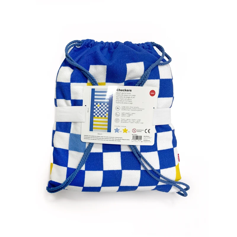 Checkers Beach Game Towel