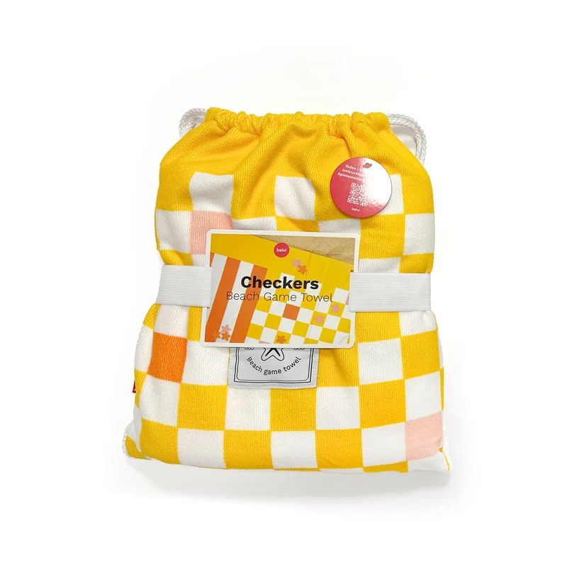 Checkers Beach Game Towel