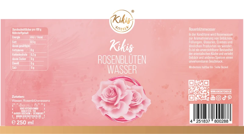 Kikis Rosenblütenwasser 250ml