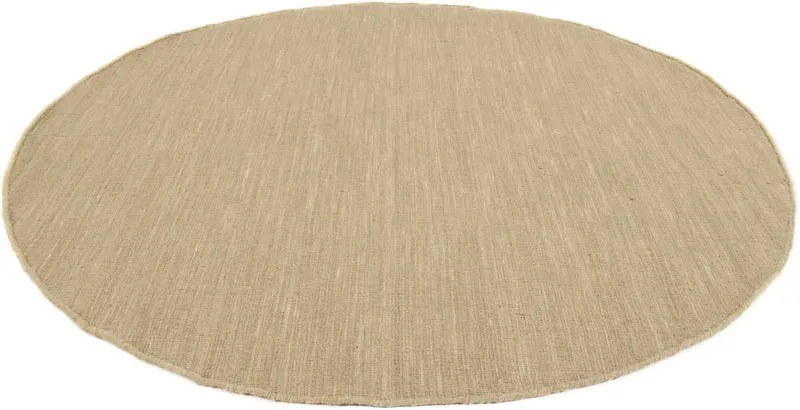 RugVista, Kelim Loom, Teppich, Kurzflor Teppich, ∅ 150 cm, Rund, Moderner Kelim Teppich, Wolle, Flur