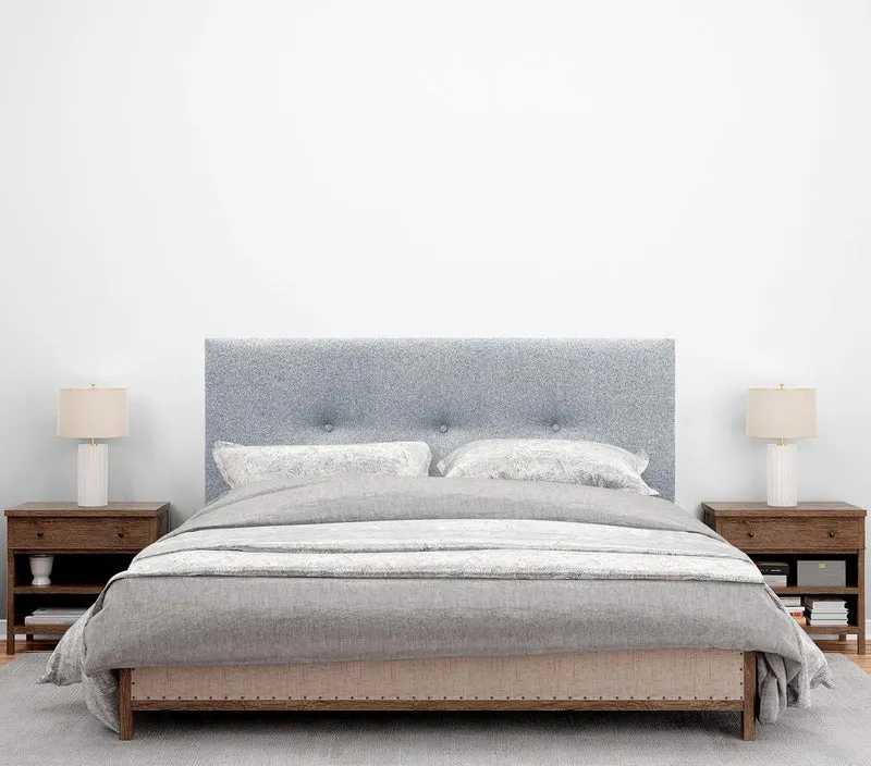 DHOME Kunstleder oder Acualine Stoff Kopfteil einfarbig mit Knöpfen gepolstert HIGH Range Luxus Bett