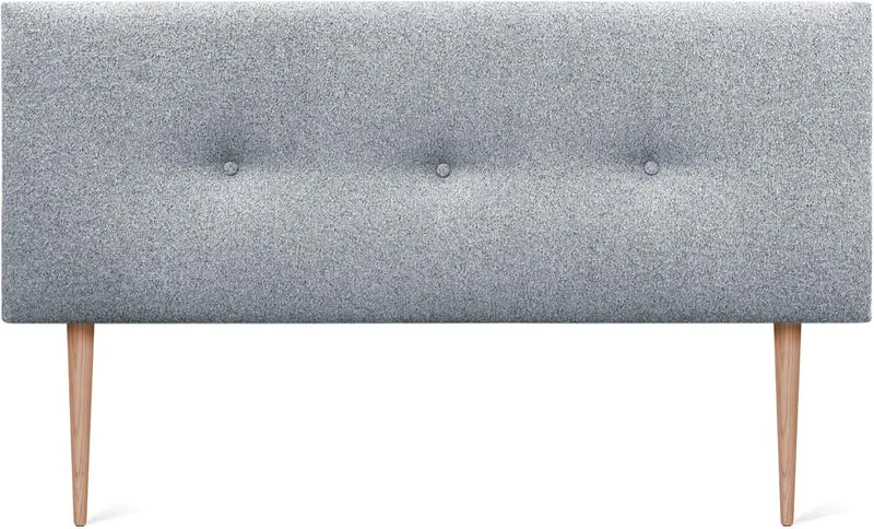 DHOME Kunstleder oder Acualine Stoff Kopfteil einfarbig mit Knöpfen gepolstert HIGH Range Luxus Bett