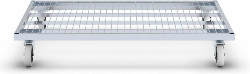 kaiserkraft | Stahl-Rollplatte | LxBxH 1200 x 800 x 190 mm | Gewicht 19 |1 kg